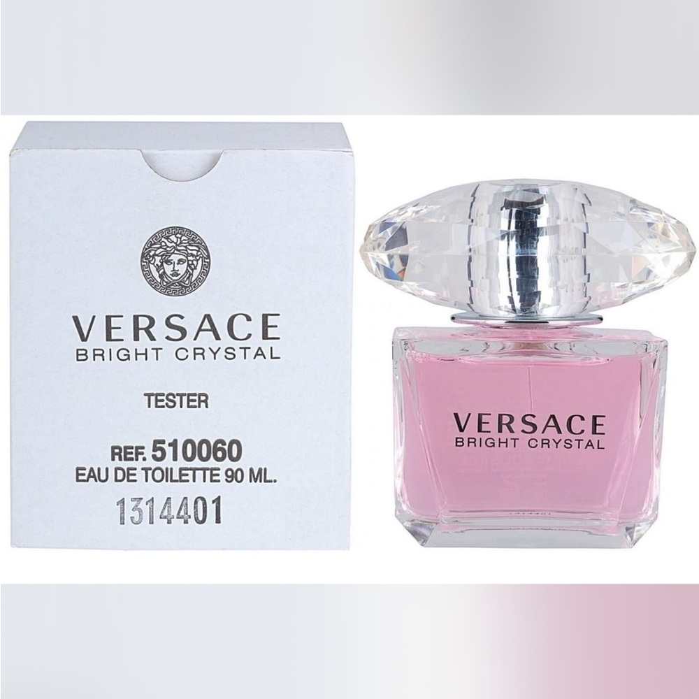 Versace Bright Crystal Perfume with Pink Hue